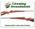 [SOLD] Weatherby Mark V Deluxe 26in XX Wood!